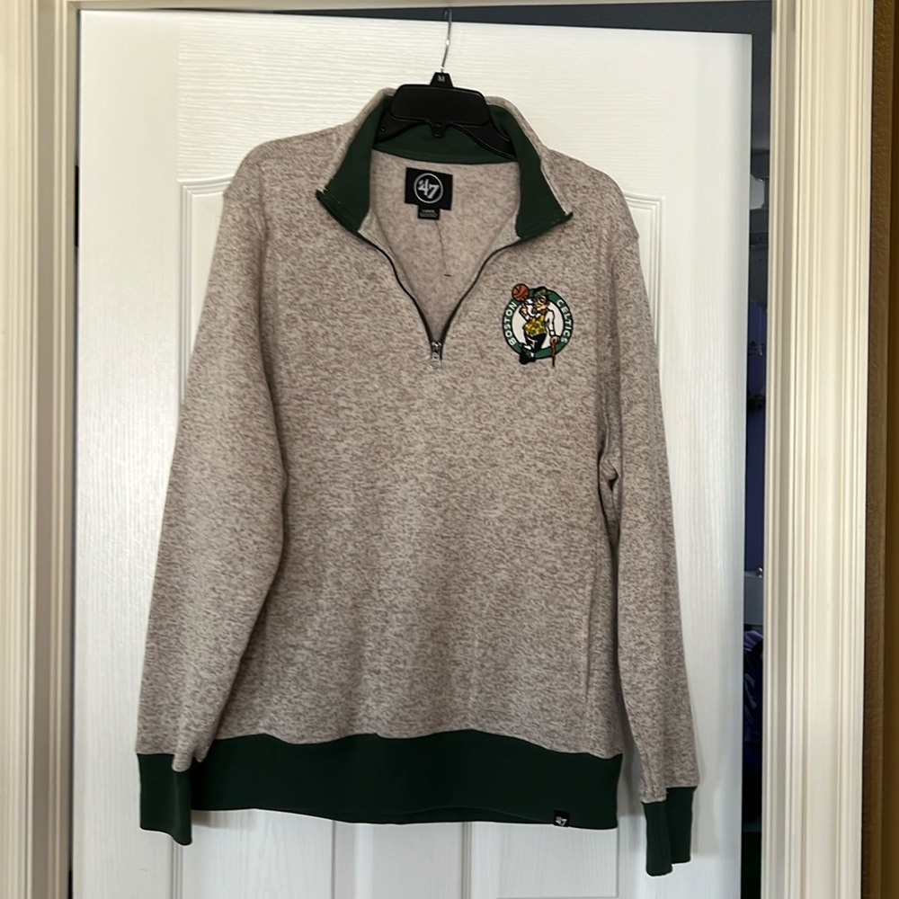 Boston Celtics 1/4 zip pullover
